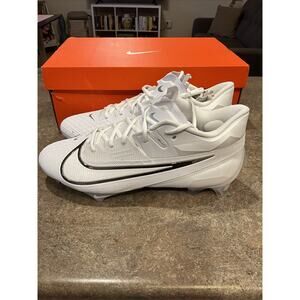 ⭐ Nike Vapor Edge Elite 360 2 Football Cleats Mens Size 11.5 White